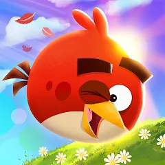 Взломанная Angry Birds POP Bubble Shooter (Энгри Брдс ПОП Бабл Шутер)  [МОД Бесконечные монеты] - стабильная версия apk на Андроид