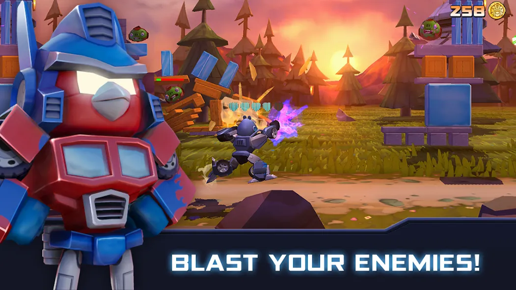 Angry Birds Transformers (Энгри Брдс Трансформеры)  [МОД Menu] Screenshot 1