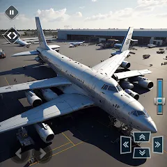 Взлом Real Plane Flying Simulator  [МОД Бесконечные монеты] - последняя версия apk на Андроид