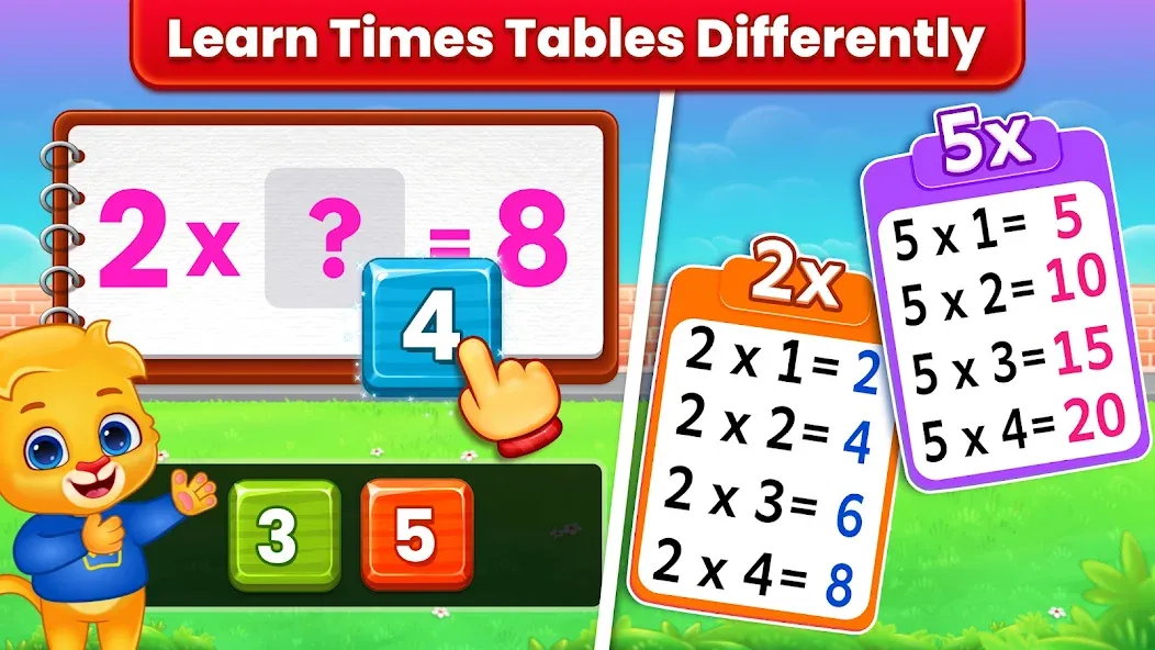 Kids Multiplication Math Games  [МОД Unlimited Money] Screenshot 2