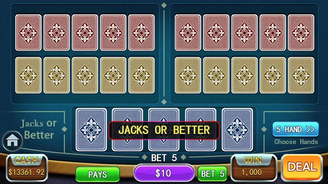 Video Poker Games - Multi Hand (Видео покер игры)  [МОД Бесконечные монеты] Screenshot 4