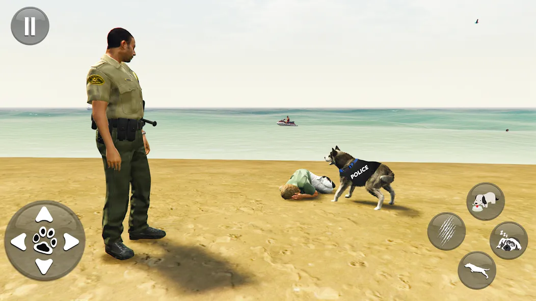 Toby Police Dog Sim: Dogs Game  [МОД Бесконечные деньги] Screenshot 3