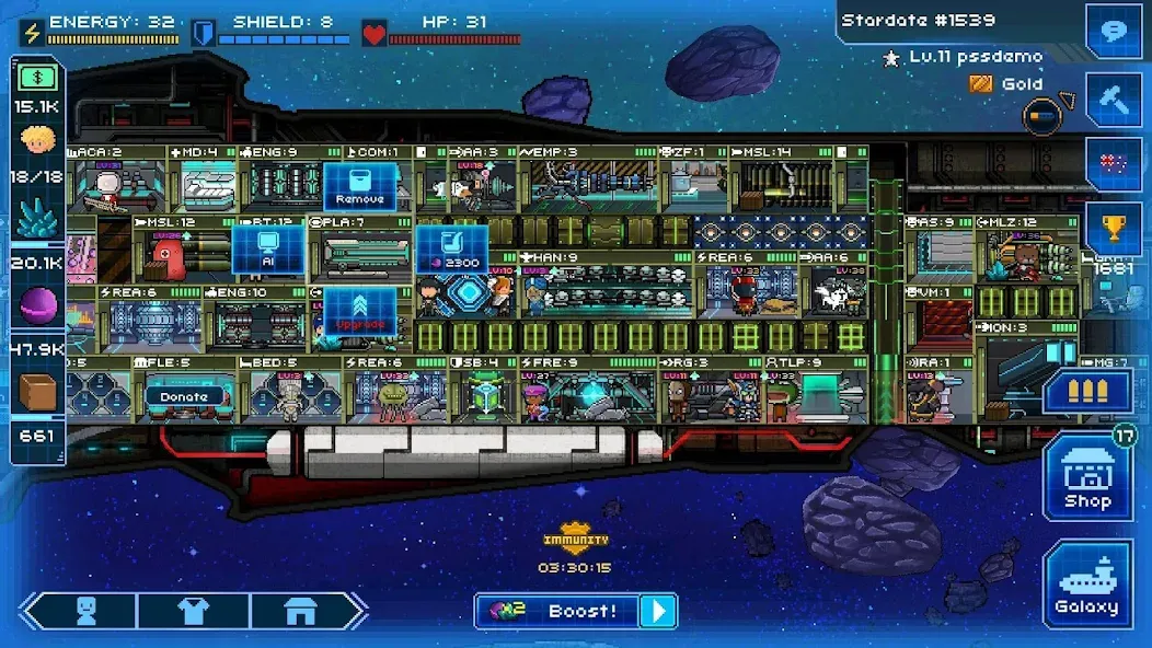 Pixel Starships™ (Пиксель Звездные Корабли)  [МОД Много монет] Screenshot 5