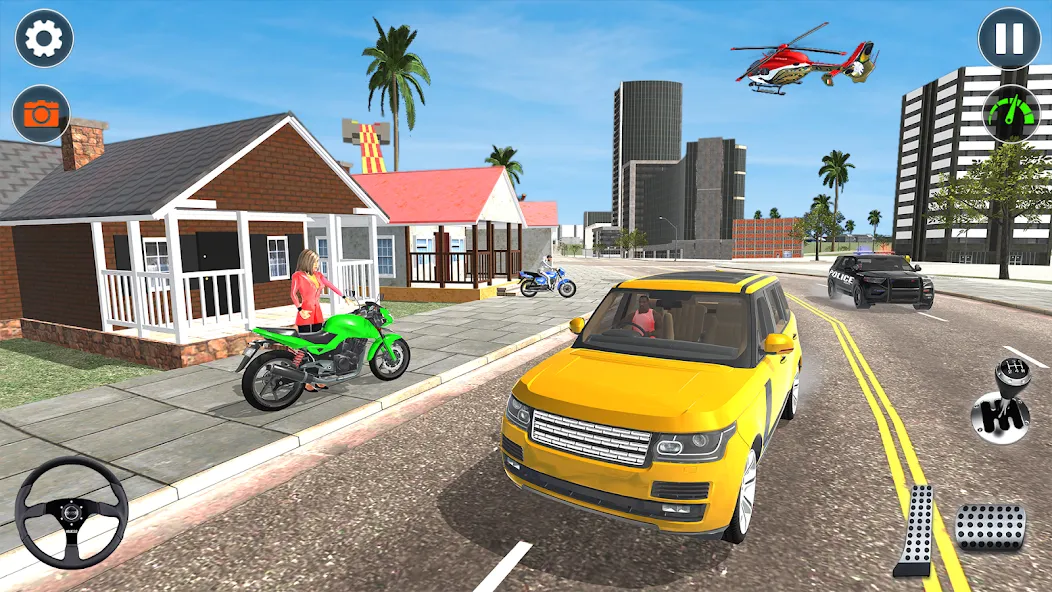 Indian Car Simulator: Car Game (Индийский автомобильный симулятор)  [МОД Mega Pack] Screenshot 1