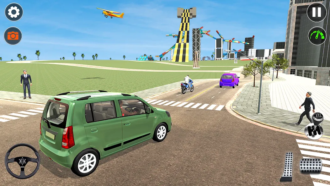 Indian Car Simulator: Car Game (Индийский автомобильный симулятор)  [МОД Mega Pack] Screenshot 3