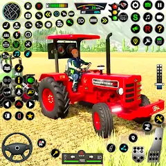 Скачать взломанную Indian Tractor Simulator Games  [МОД Бесконечные монеты] - стабильная версия apk на Андроид