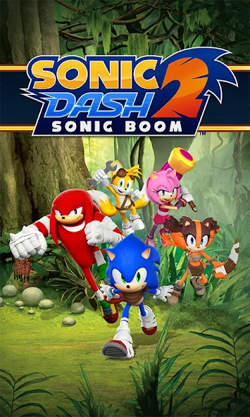 Sonic Dash 2: Sonic Boom Run (Соник Дэш 2)  [МОД Бесконечные деньги] Screenshot 1