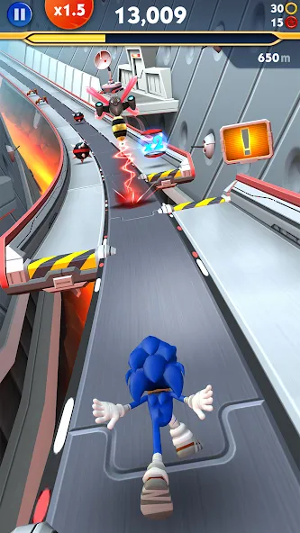 Sonic Dash 2: Sonic Boom Run (Соник Дэш 2)  [МОД Бесконечные деньги] Screenshot 3