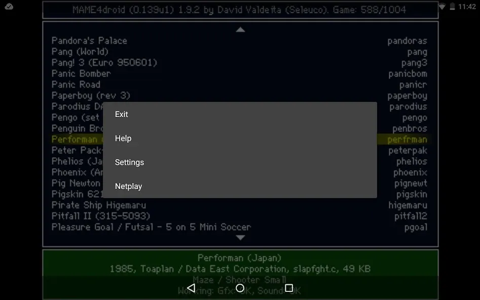 MAME4droid  (0.139u1) (МАМЕ4дроид)  [МОД Menu] Screenshot 4