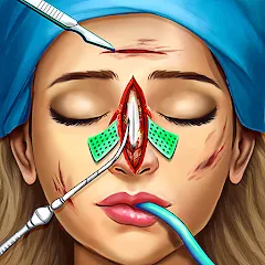 Взломанная Surgery Simulator Doctor Game  [МОД Menu] - стабильная версия apk на Андроид