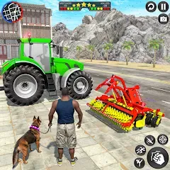 Взломанная Indian Tractor Driving Game 3D (Фарминг Геймс)  [МОД Unlocked] - стабильная версия apk на Андроид