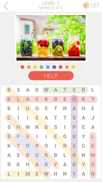 10x10 Word Search (десять на десять)  [МОД Mega Pack] Screenshot 1