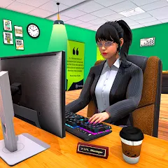 Скачать взлом Virtual HR Manager Job Games  [МОД Все открыто] - последняя версия apk на Андроид