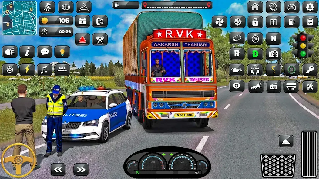 Indian Truck Driver Simulator  [МОД Unlimited Money] Screenshot 5