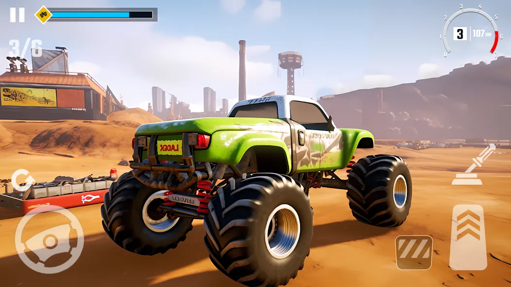 4x4 Monster Truck Racing Games (Монстр Трак Гонки игры)  [МОД Unlimited Money] Screenshot 1