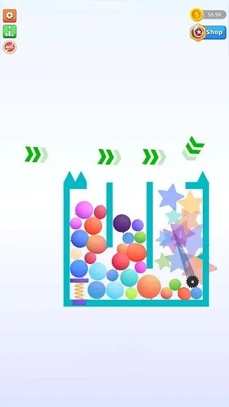 Bounce and pop - Puff Balloon  [МОД Menu] Screenshot 2