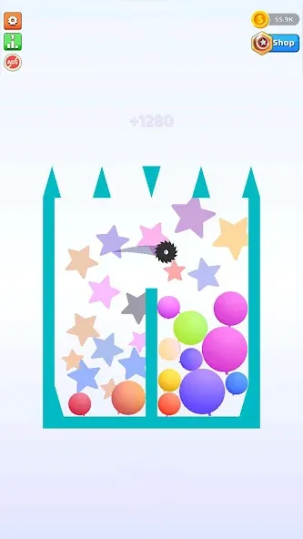 Bounce and pop - Puff Balloon  [МОД Menu] Screenshot 5