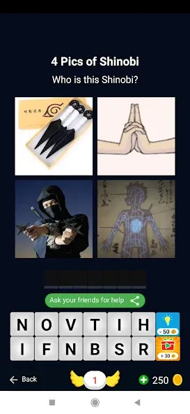 4 Pics 1 Shinobi part 1  [МОД Все открыто] Screenshot 1