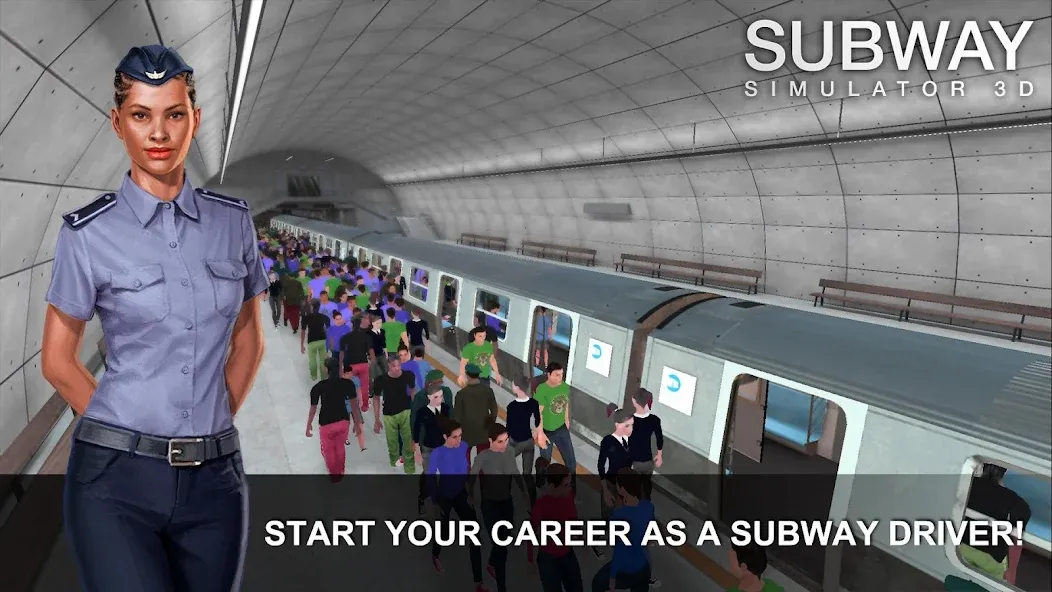 Subway Simulator 3D  [МОД Unlimited Money] Screenshot 1