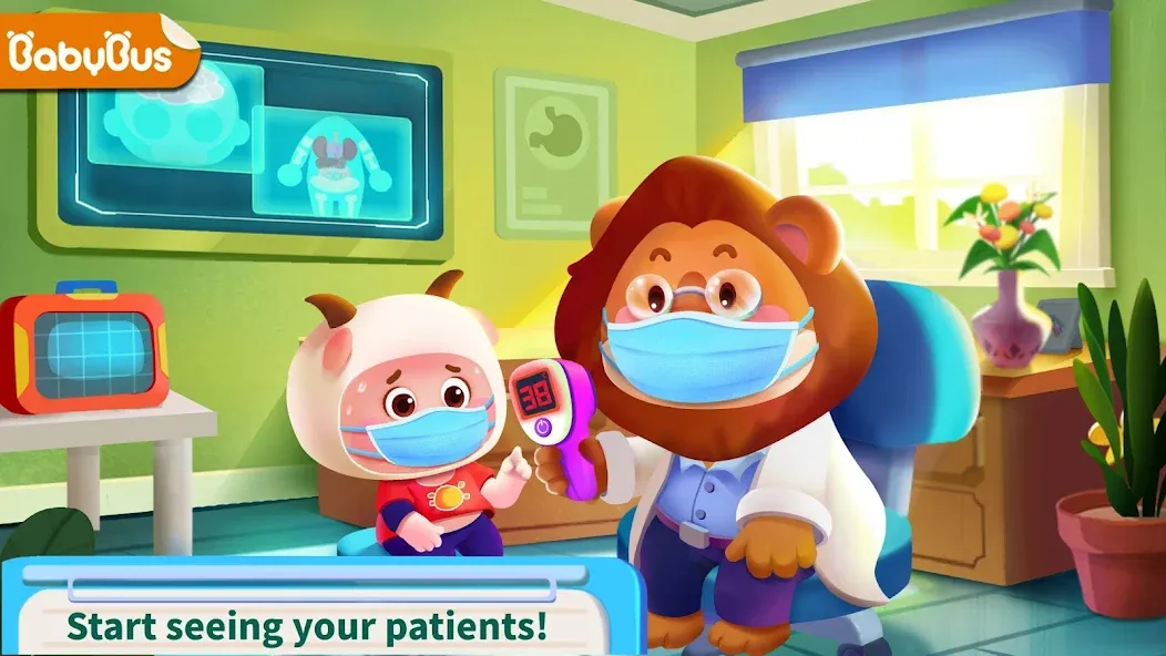 Baby Panda's Hospital Care  [МОД Много монет] Screenshot 1