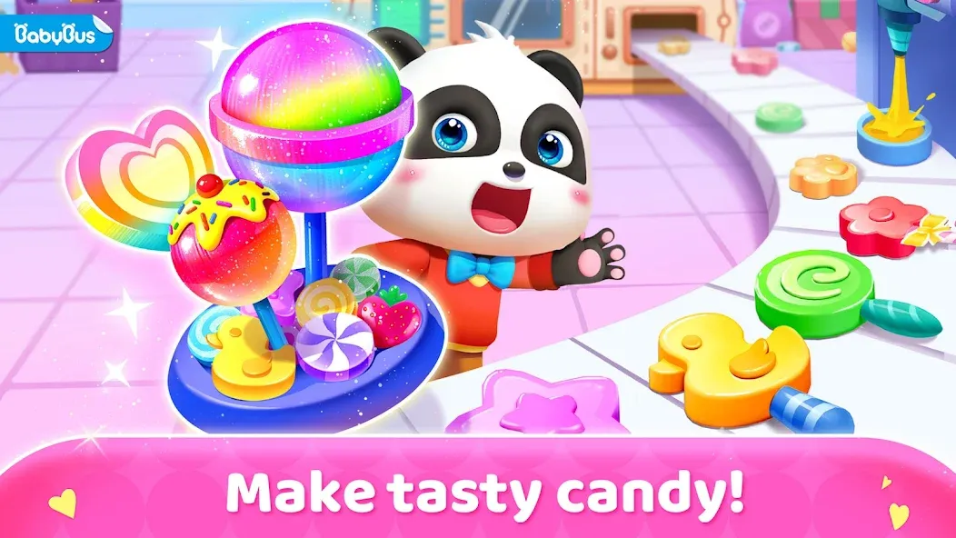 Little Panda's Candy Shop  [МОД Unlocked] Screenshot 1