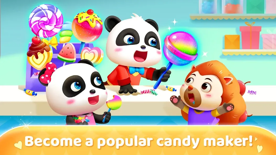 Little Panda's Candy Shop  [МОД Unlocked] Screenshot 5