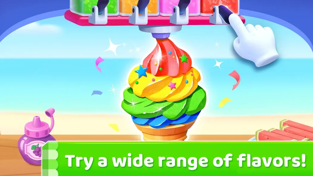 Little Panda's Ice Cream Games  [МОД Unlocked] Screenshot 4