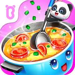 Взломанная Baby Panda's Kitchen Party  [МОД Menu] - последняя версия apk на Андроид