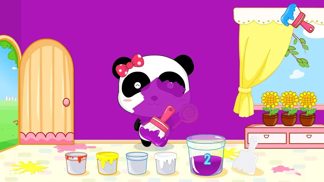 Baby Panda's Color Mixing  [МОД Много денег] Screenshot 2