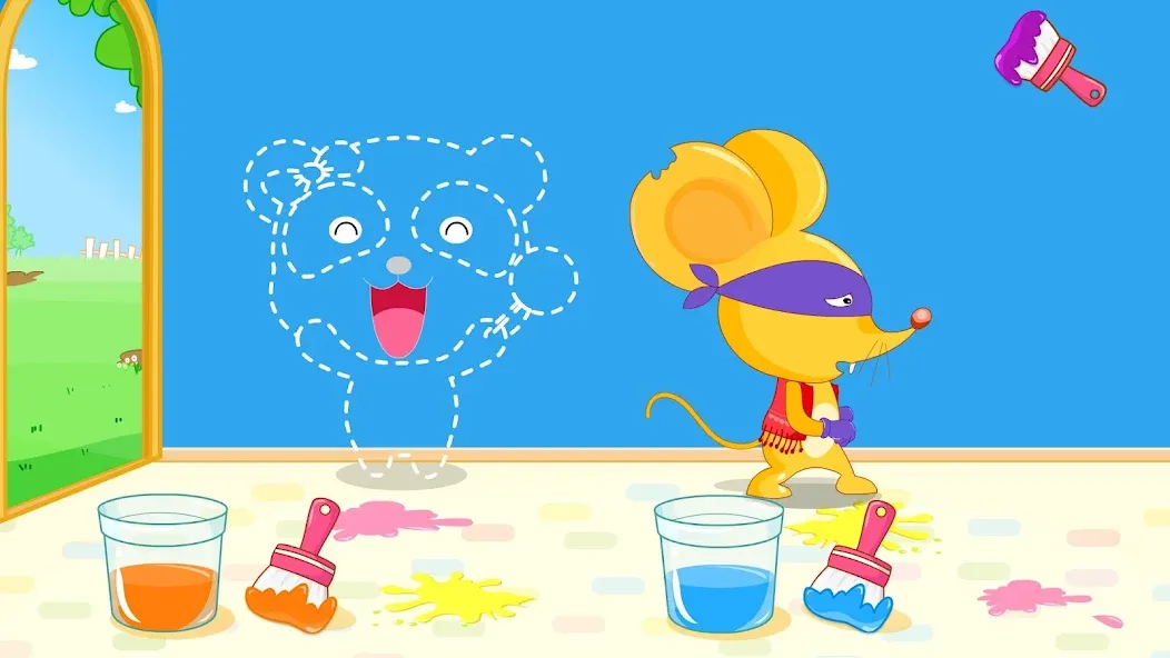 Baby Panda's Color Mixing  [МОД Много денег] Screenshot 3