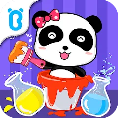 Baby Panda's Color Mixing