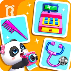Скачать взломанную Baby Panda's Dream Job  [МОД Много денег] - последняя версия apk на Андроид