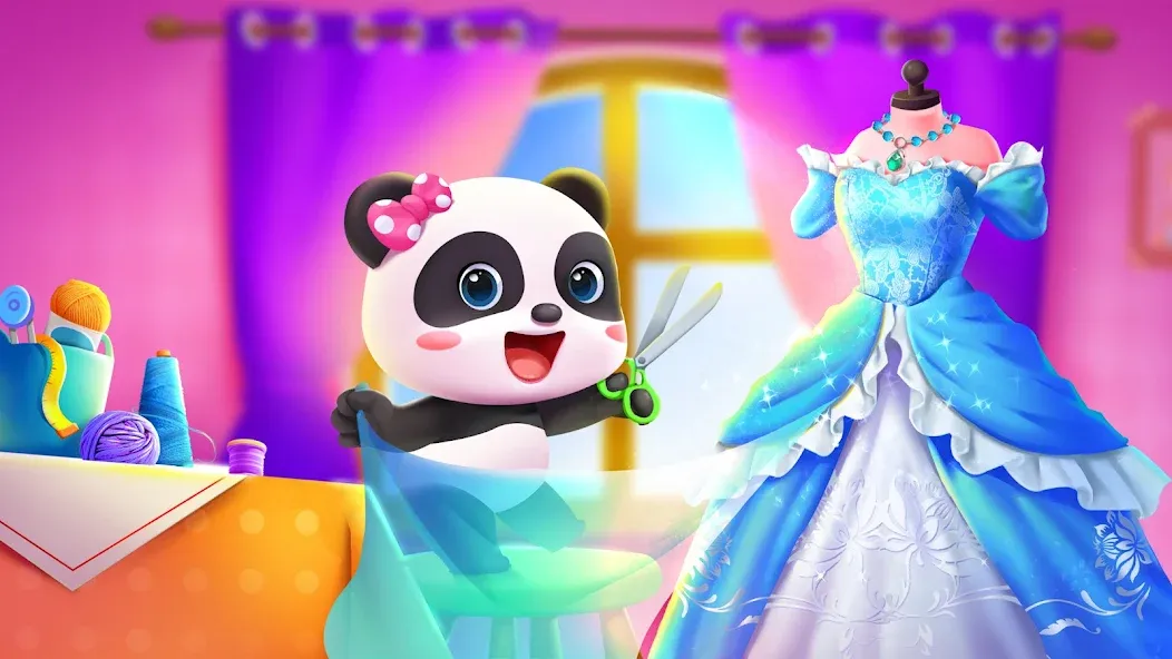 Baby Panda's Fashion Dress Up  [МОД Unlocked] Screenshot 1