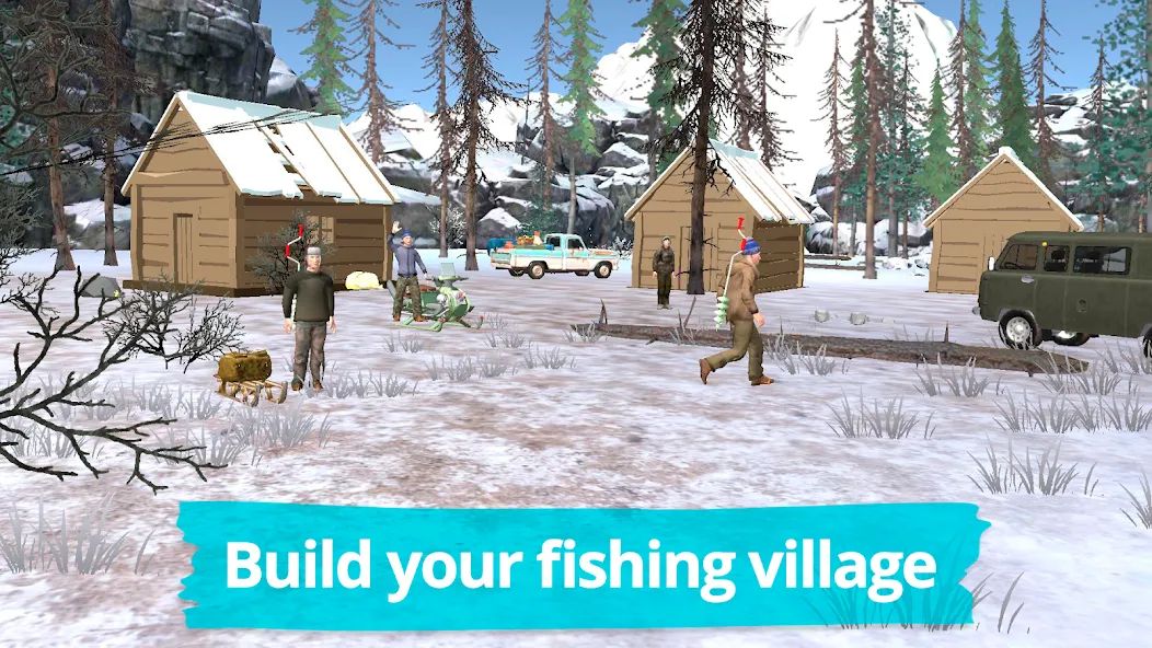 Fishing in the Winter. Lakes.  [МОД Все открыто] Screenshot 2