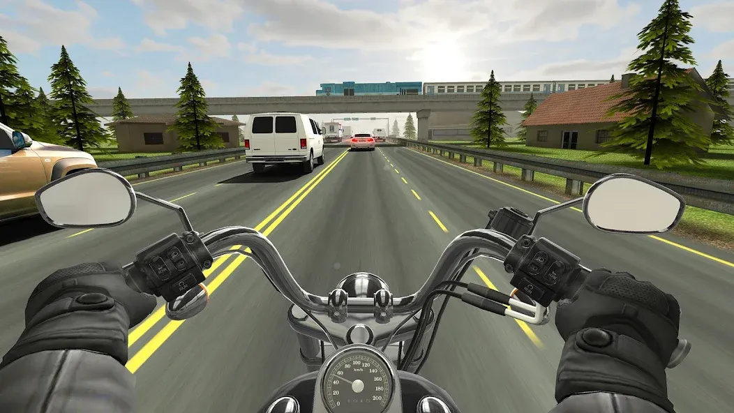 Traffic Rider (Трафик Райдер)  [МОД Unlocked] Screenshot 1