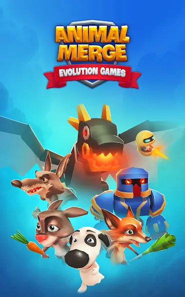 Animal Merge - Evolution Games (Анимал Мерж)  [МОД Много монет] Screenshot 1