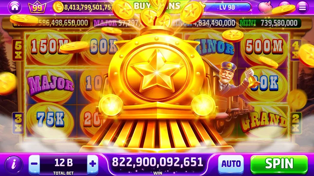 Golden Casino - Slots Games (Голден Казино)  [МОД Unlimited Money] Screenshot 3