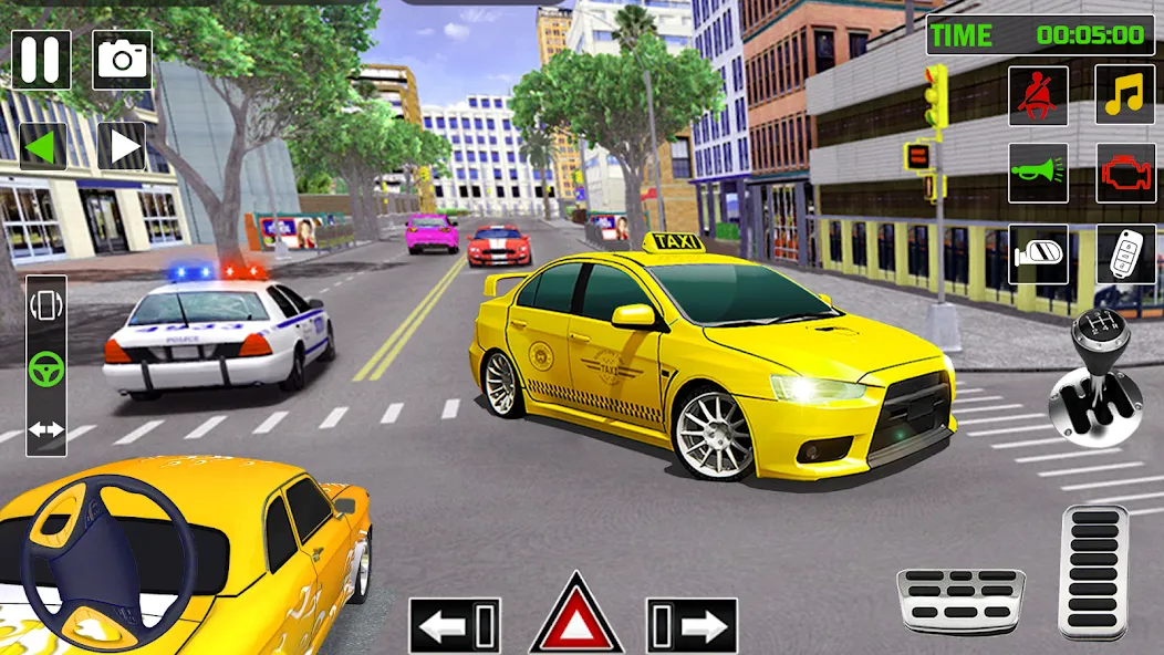 City Taxi Games-Taxi Car Games (Сити Такси Игры)  [МОД Много денег] Screenshot 5