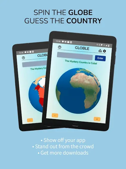 Globle - Country Guess Game (Глоубл)  [МОД Unlimited Money] Screenshot 5