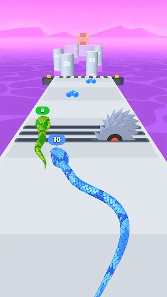 Snake Run Race・3D Running Game (Снейк Ран Рейс)  [МОД Mega Pack] Screenshot 3