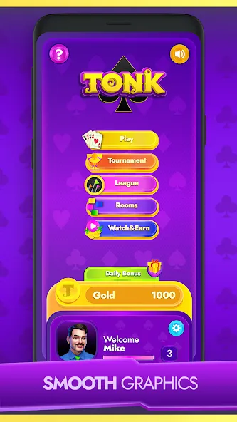 Tonk - Classic Card Game (Тонк)  [МОД Unlocked] Screenshot 2