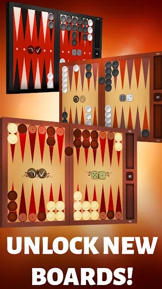 Backgammon Offline  [МОД Много денег] Screenshot 1