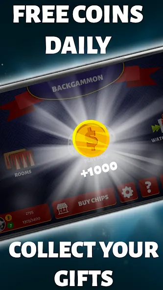 Backgammon Offline  [МОД Много денег] Screenshot 4