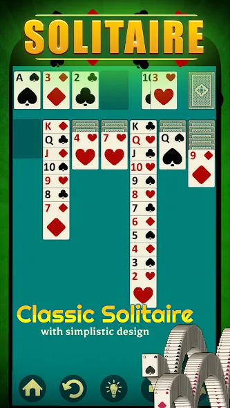 Solitaire - Offline Card Games  [МОД Бесконечные монеты] Screenshot 2