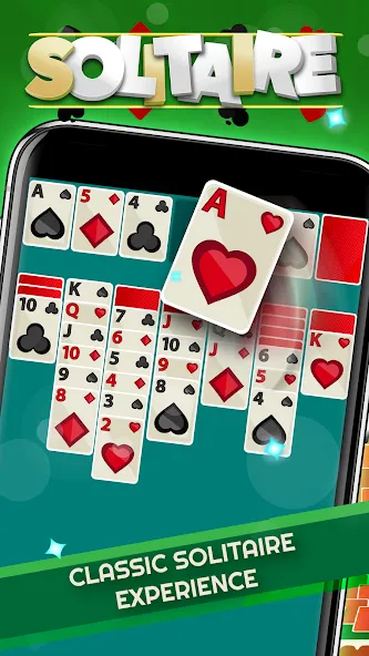 Solitaire - Offline Card Games  [МОД Бесконечные монеты] Screenshot 4