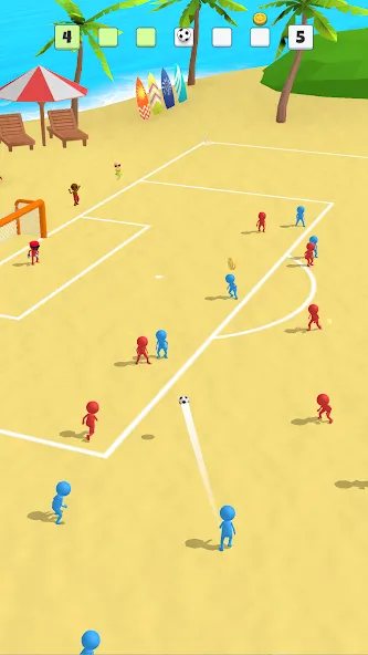 Super Goal: Fun Soccer Game (Супер Гол)  [МОД Бесконечные деньги] Screenshot 2