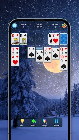 Solitaire, Klondike Card Games  [МОД Много монет] Screenshot 3