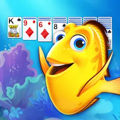 Взломанная Solitaire: Fish Master (Солитер)  [МОД Menu] - стабильная версия apk на Андроид