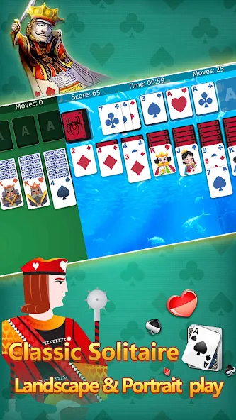 klondike solitaire :card shark  [МОД Много денег] Screenshot 5