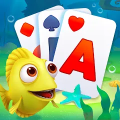 Взлом Solitaire TriPeaks Fish (Солитер ТриПикс Рыбка)  [МОД Меню] - стабильная версия apk на Андроид